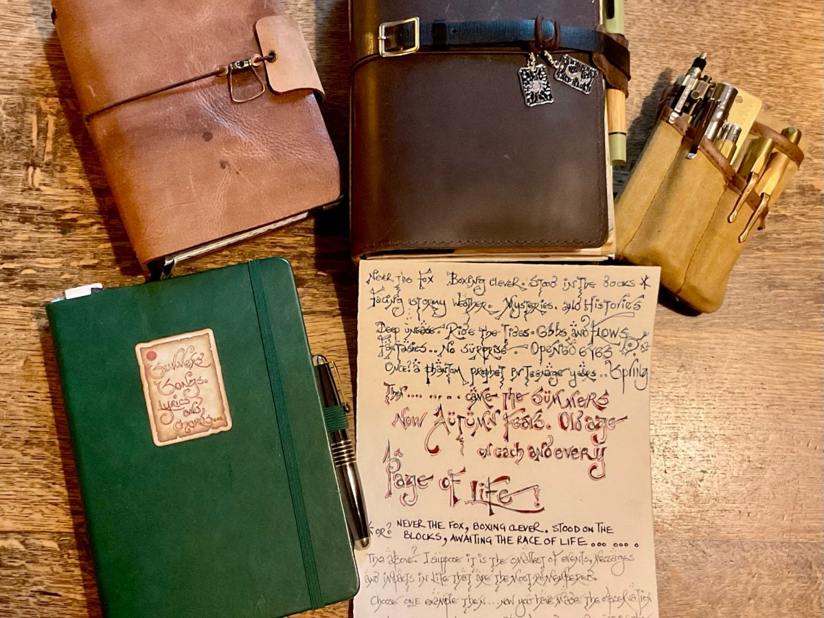 Making an individual notebook vibe.